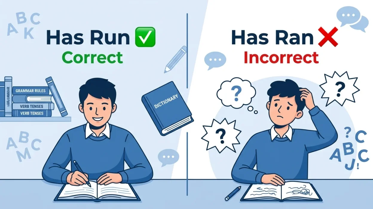 Has Run vs Has Ran