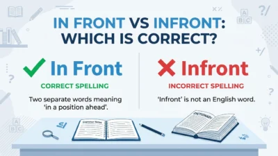 In Front vs Infront