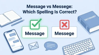 Message vs Messege