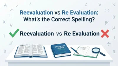 Reevaluation vs Re Evaluation