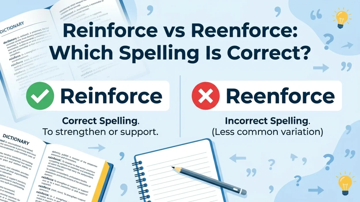 Reinforce vs Reenforce