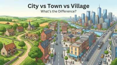 City vs Town vs Village