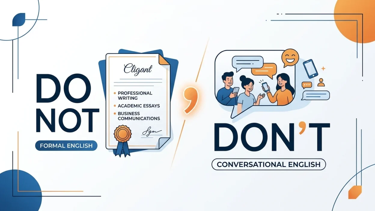 Do Not vs Don’t