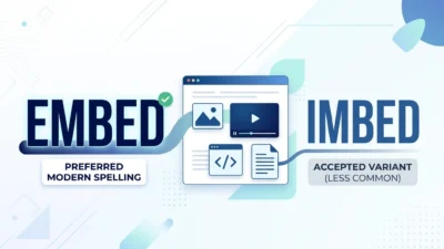 Embed vs Imbed