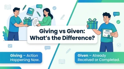 Giving vs Given