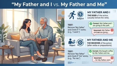 My Father and I vs My Father and Me