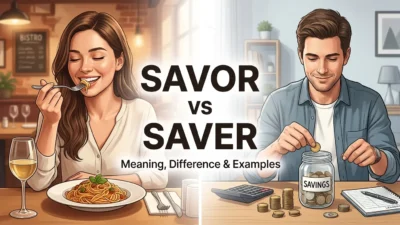Savor vs Saver