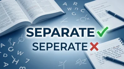 Separate vs Seperate