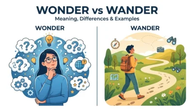 Wonder vs Wander