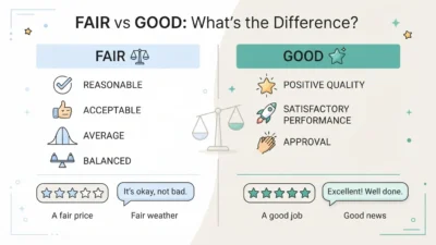 Fair vs Good