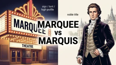 Marquee vs Marquis