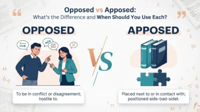 Opposed vs Apposed