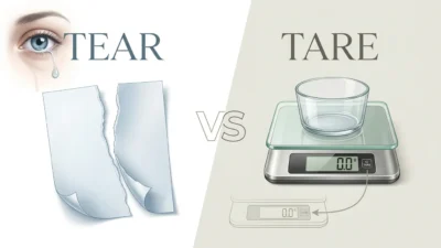 Tear vs Tare