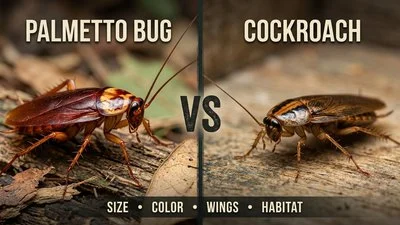 Palmetto Bug vs Cockroach