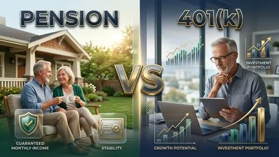 Pension vs 401(k)