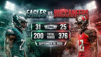 Philadelphia Eagles vs Tampa Bay Buccaneers Stats