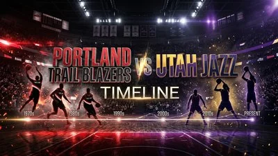 Portland Trail Blazers vs Utah Jazz Timeline