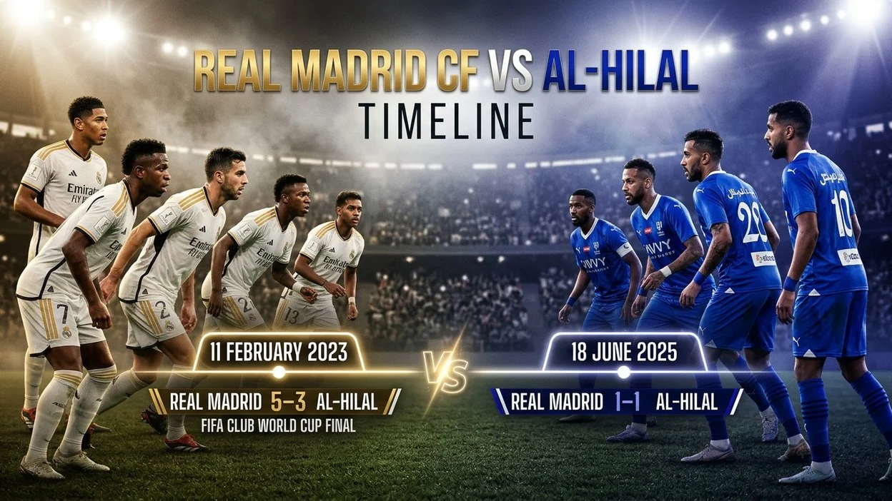 Real Madrid CF vs Al-Hilal Timeline