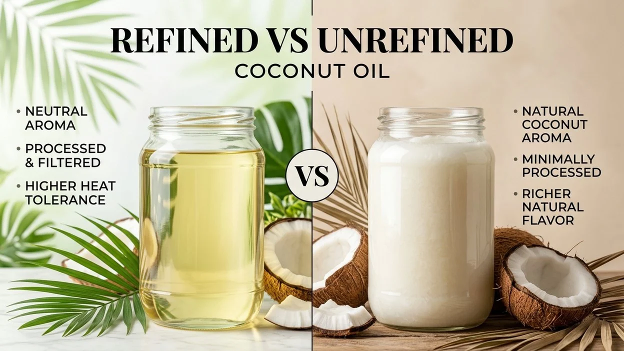 Refined vs Unrefined Coconut Oil