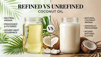 Refined vs Unrefined Coconut Oil